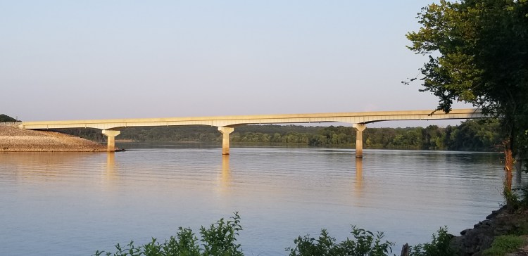 Friend Memorial Bridge on Stockton Lake  near Mutton Creek Getaway