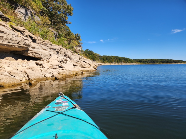 Kayak opportunities in the Stockton Lake area