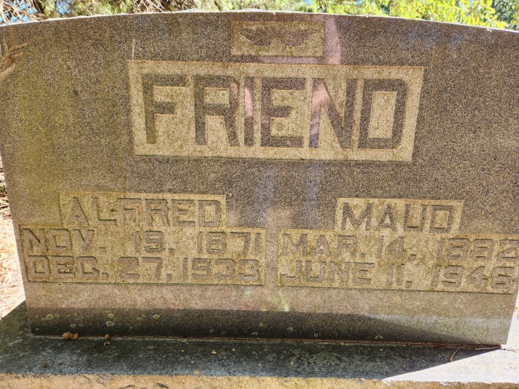 Alfred and Maud Friend